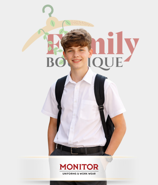 Monitor White School Shirt – School Uniform Shirt