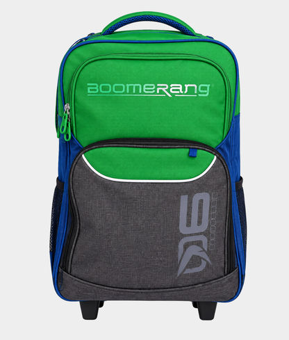 Boomerang Large Nylon Trolley Bag – Green / Multi-Use Travel & School Bag