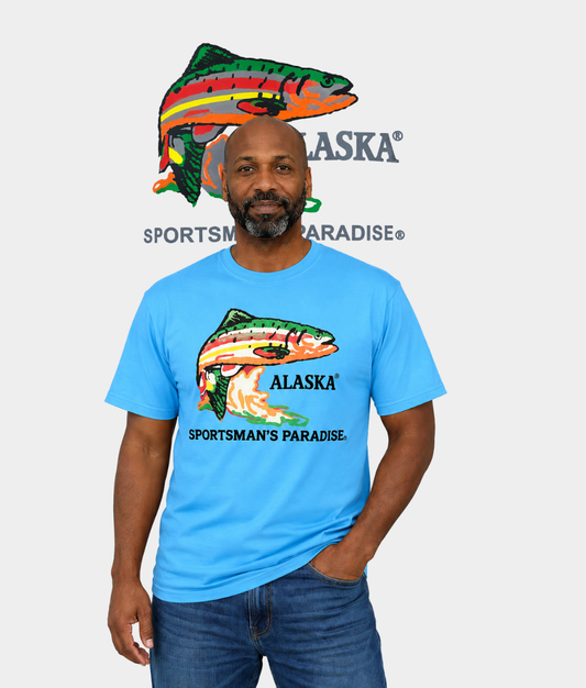 Alaska Sky Blue T-Shirt – Classic Short-Sleeve Tee