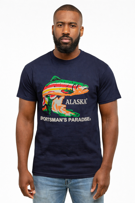 Alaska Navy T-Shirt – Classic Short-Sleeve Tee