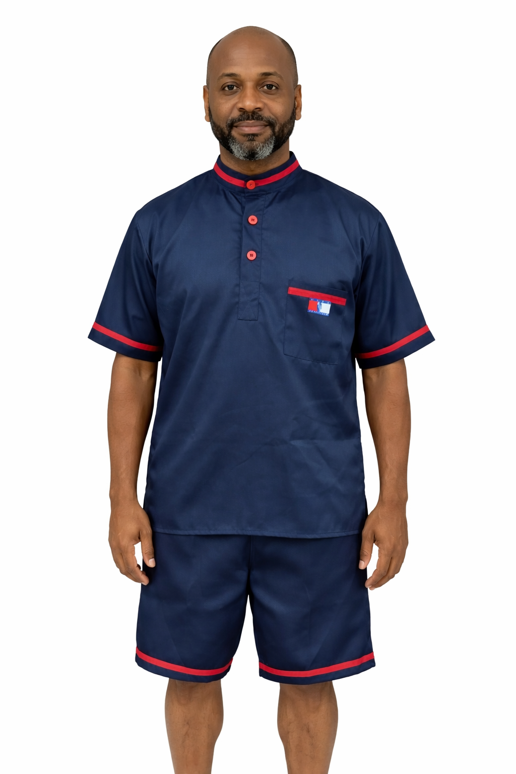 2-Piece Navy Kitchen Suit – Chef & Hospitality Workwear Set