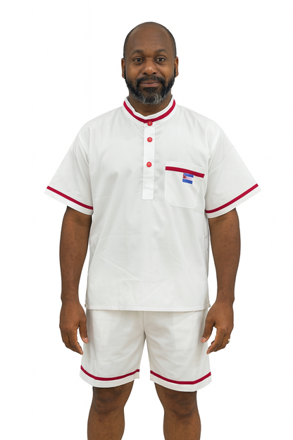 2-Piece White Kitchen Suit – Chef & Hospitality Workwear Set