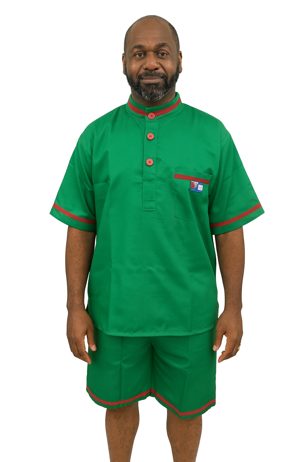 2-Piece Green Kitchen Suit – Chef & Hospitality Workwear Set