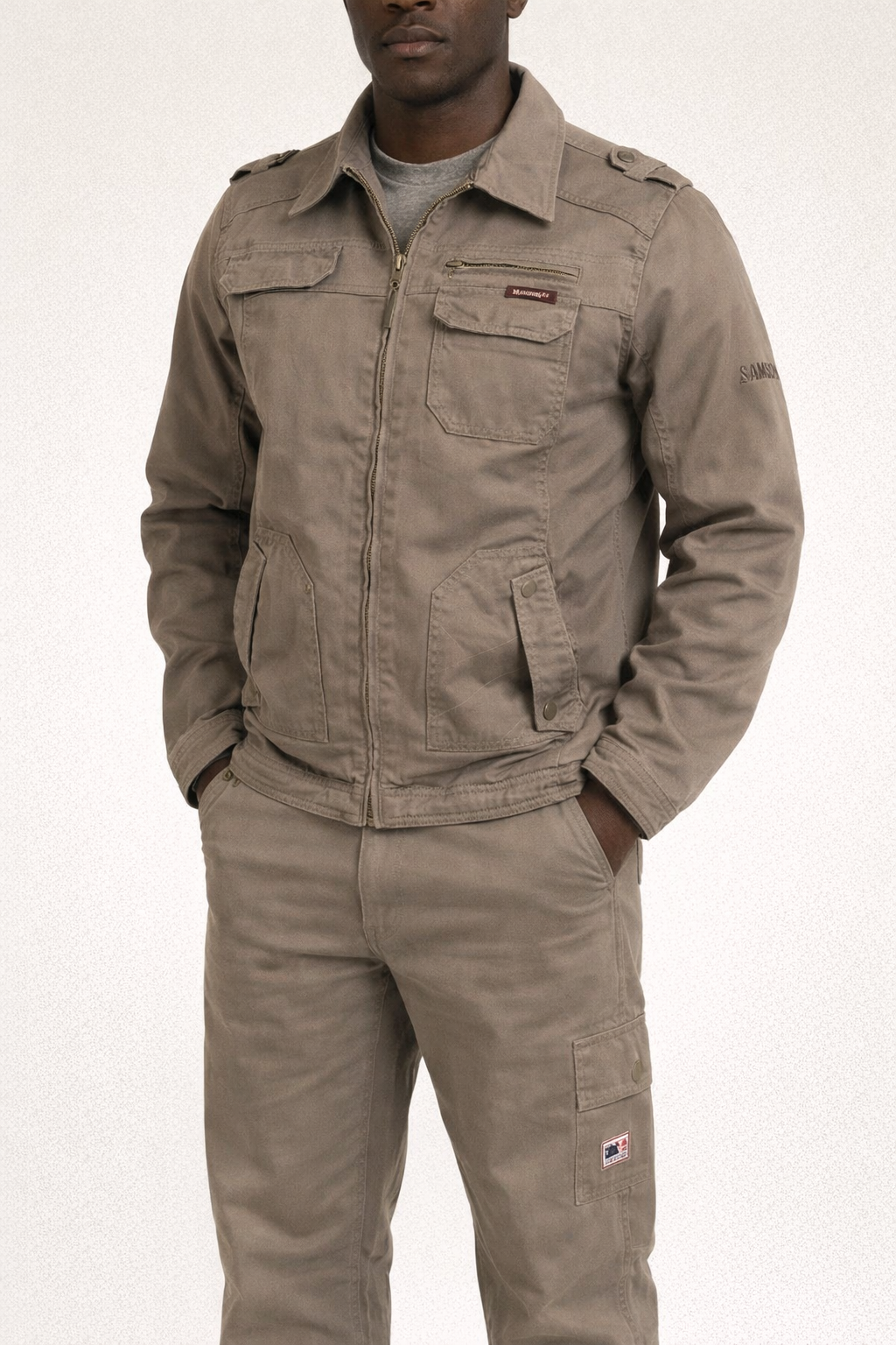 Samson Khaki Bush Jacket – Men’s Utility Jacket