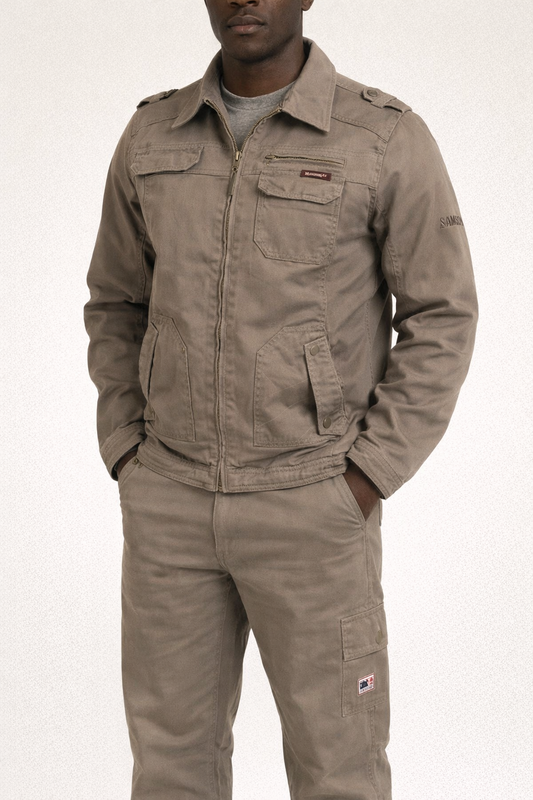 Samson Khaki Bush Jacket – Men’s Utility Jacket