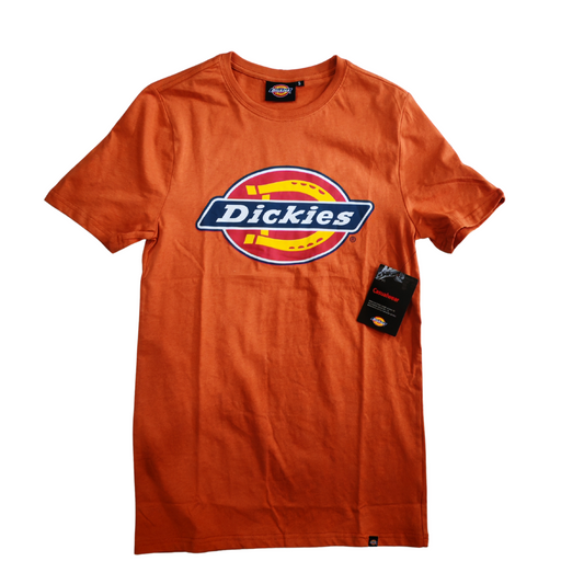 Dickies Horseshore Mango-Rust Graphic Tee – Logo Print Unisex (South Africa)