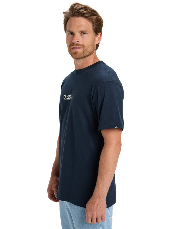 Quiksilver Fineline SS Men’s T-Shirt – Casual Cotton Tee