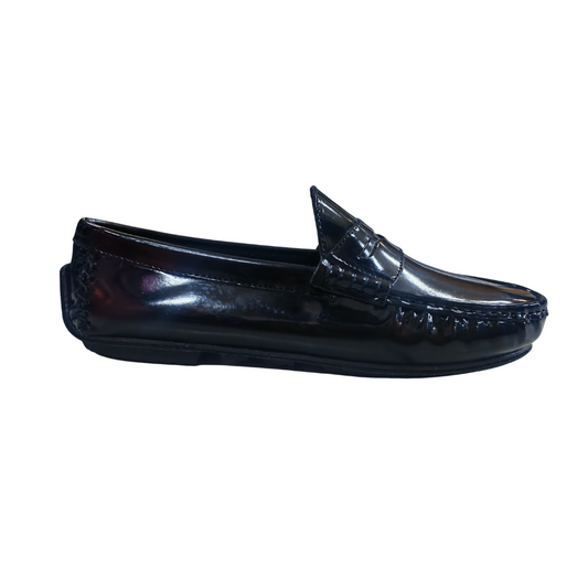 Enrico Black Horse Formal Loafer – Black Leather (South Africa)