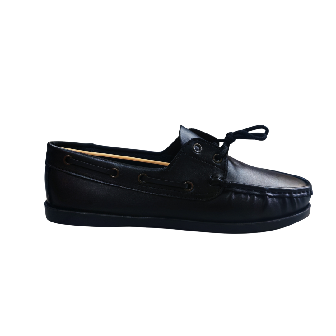 Enrico Evo Black Loafer – Sleek Leather Slip-On Dress & Casual Shoe (SA)
