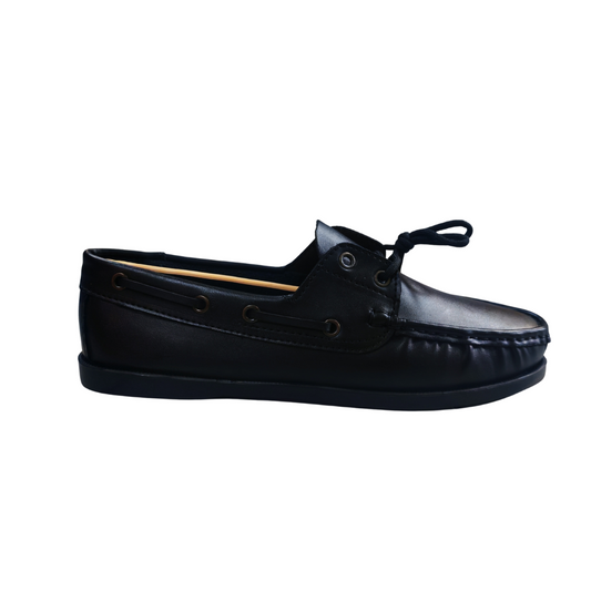 Enrico Evo Black Loafer – Sleek Leather Slip-On Dress & Casual Shoe (SA)