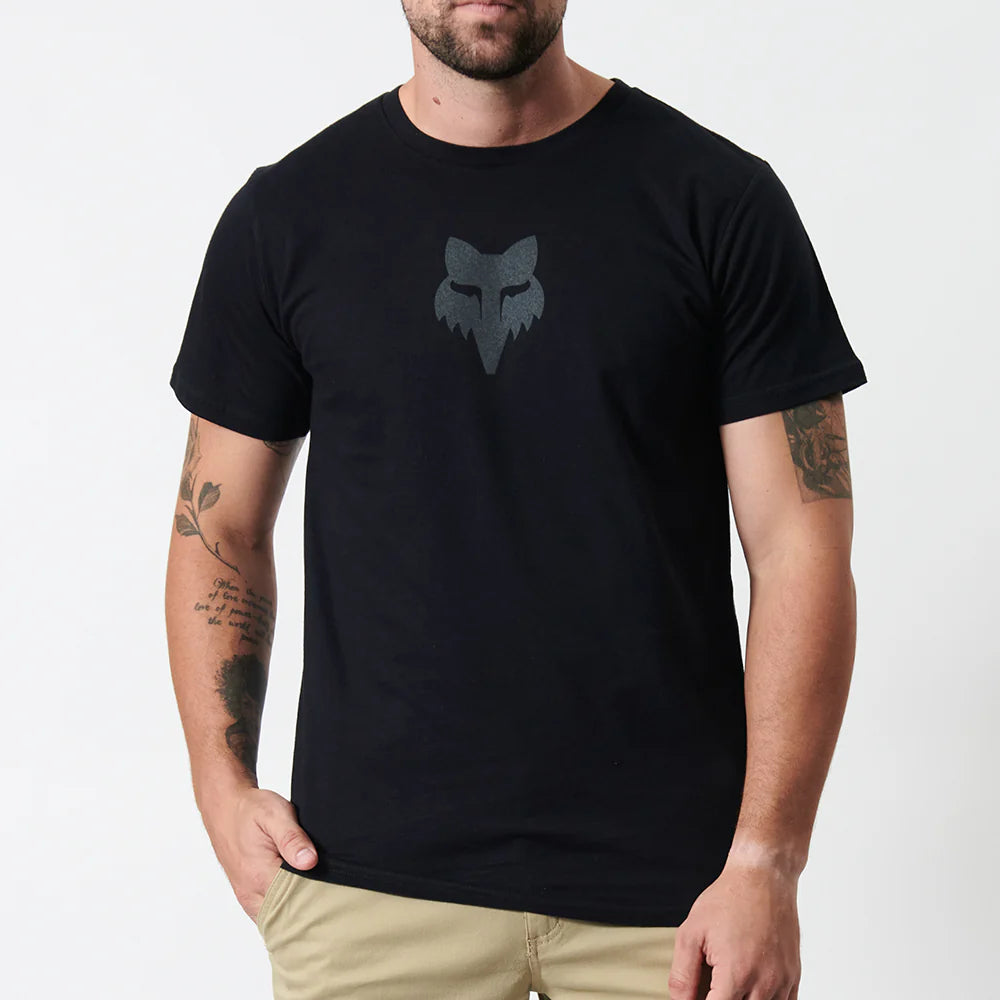 Fox Tee - Fox Head Black
