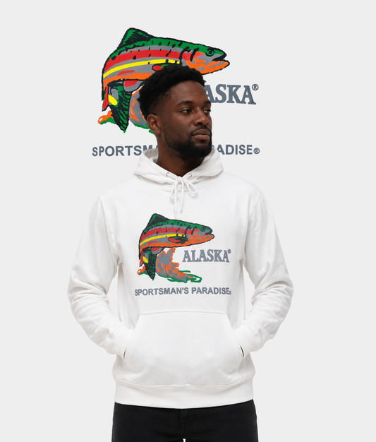 Alaska White Hoodie – Warm, Stylish & Comfortable