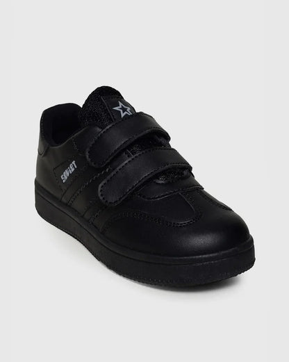 Soviet Kids Low-Cut Casual Velcro Sneaker – Black