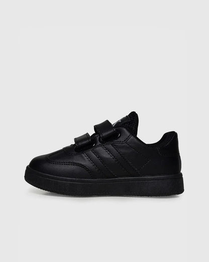 Soviet Kids Low-Cut Casual Velcro Sneaker – Black