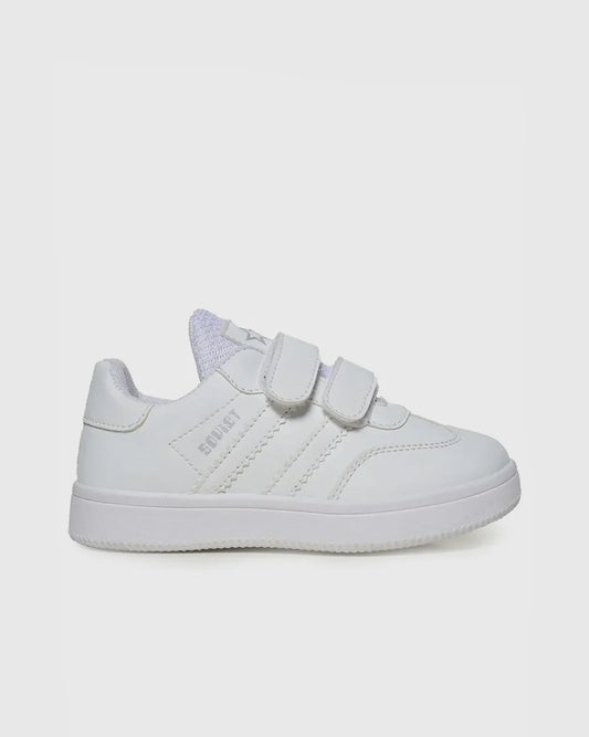 Soviet Kids Low-Cut Casual Velcro Sneaker – White
