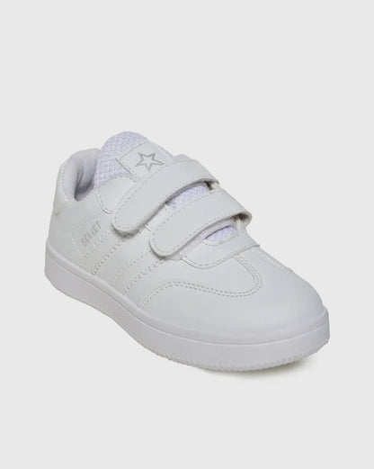Soviet Kids Low-Cut Casual Velcro Sneaker – White