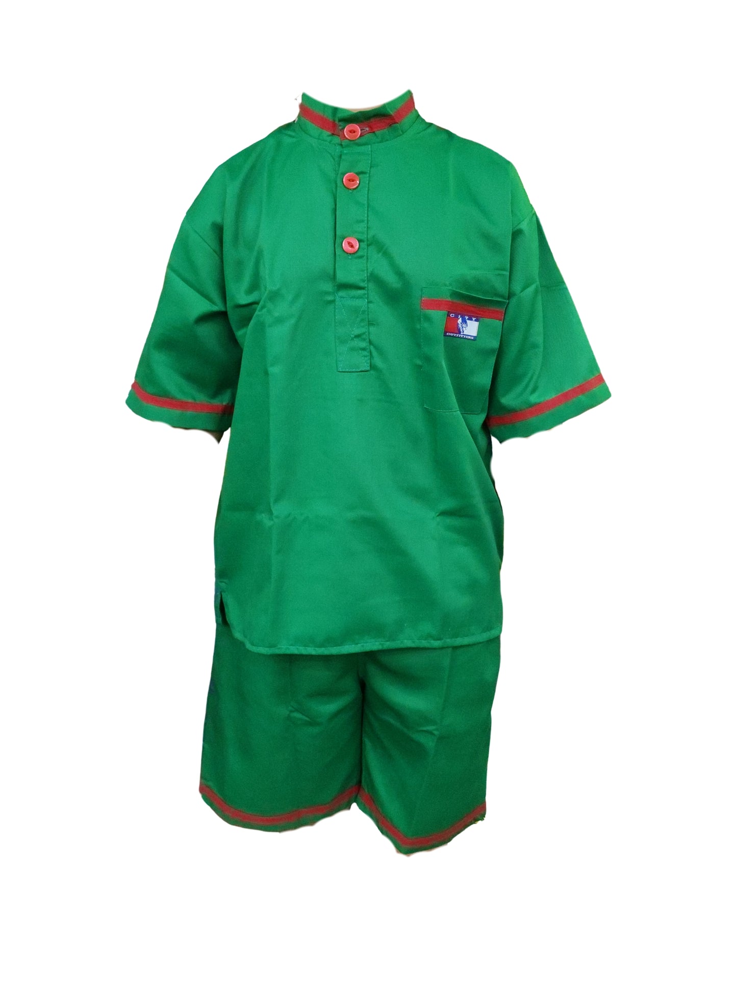 2-Piece Green Kitchen Suit – Chef & Hospitality Workwear Set