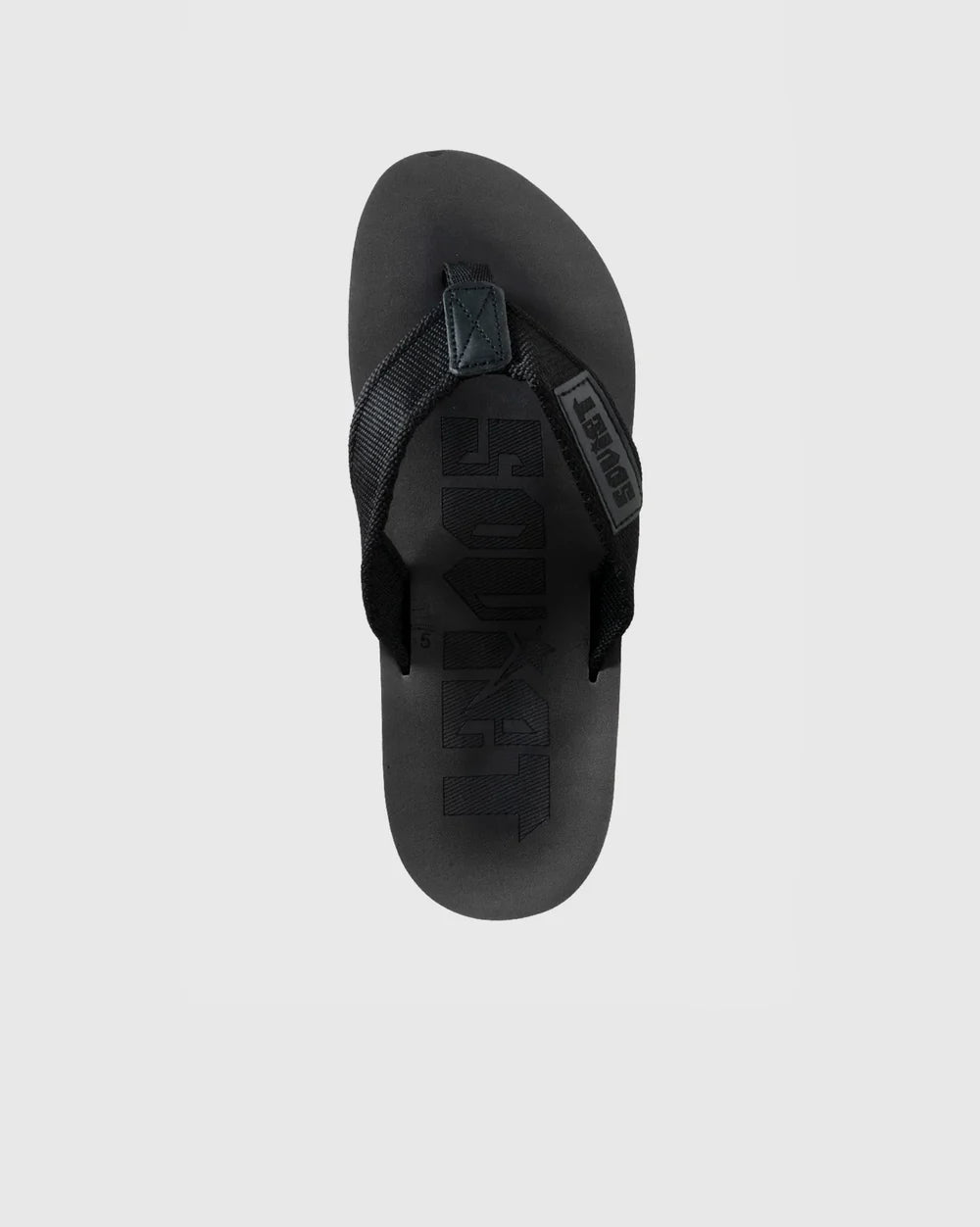 Soviet Astro – Thong Sandals (Black)