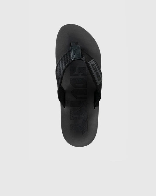 Soviet Astro – Thong Sandals (Black)