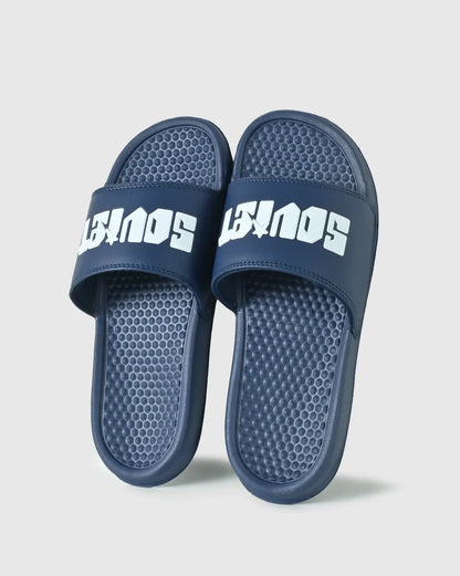 Soviet Bahamas Casual PU Sandal – Navy