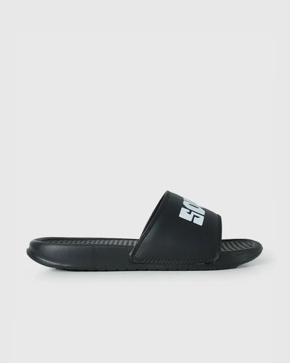 Soviet Bahamas Casual PU Sandal – Black Mono