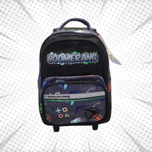 Boomerang Medium Trolley School Bag – Grey