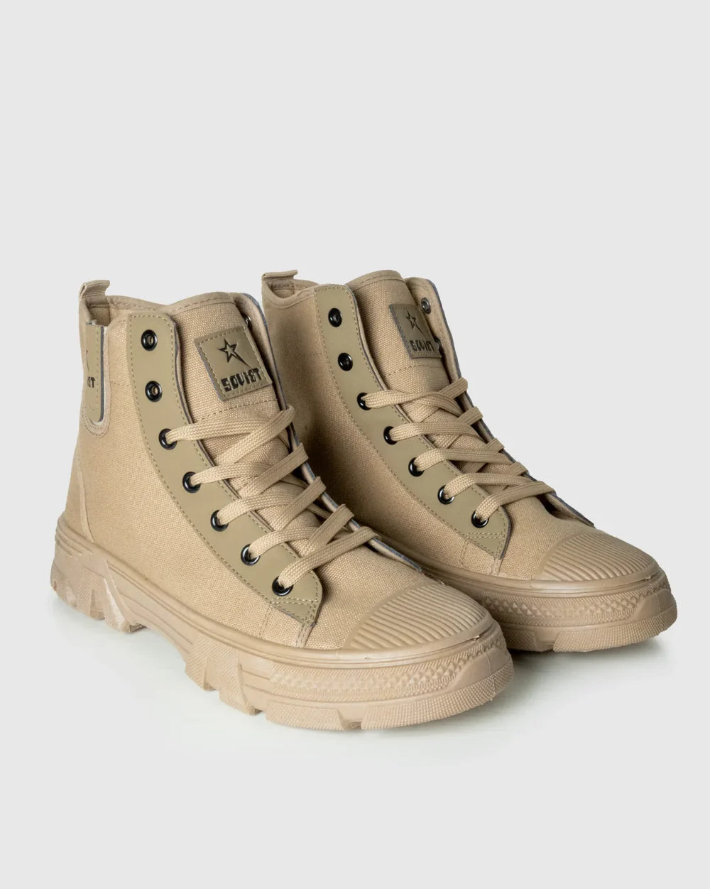 Soviet Men’s Raptor Combat Sneaker-Boot – Khaki Mono