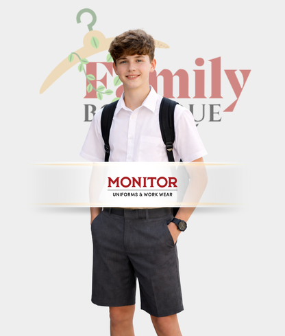 Monitor Grey School Shorts – School Uniform