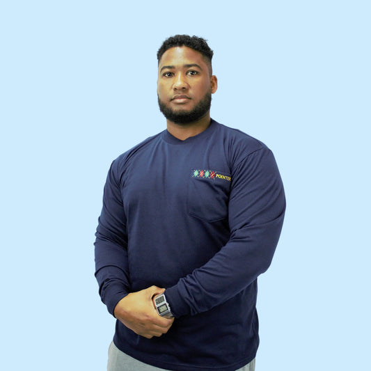 Pointer Diamond Basic - Navy - (Long Sleeve)