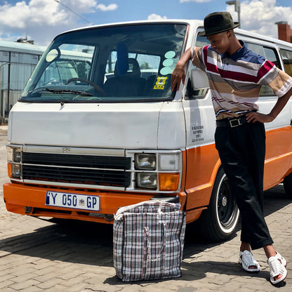 Omega Kgosi Leather Sandal – White Soft Saddle (Unisex Genuine Leather, Adjustable Buckle)