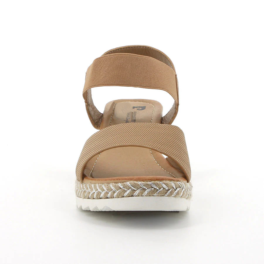 Pierre Cardin Capucine Ladies Wedge Sandal – Beige