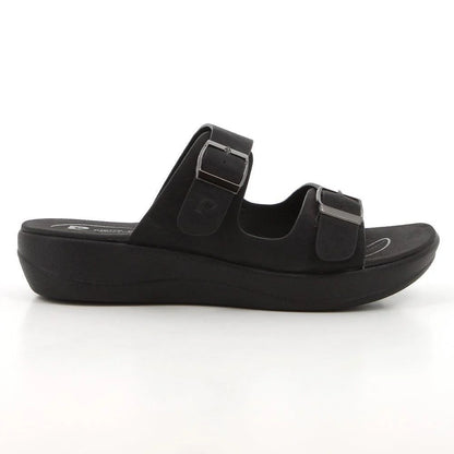 Pierre Cardin Loire 10 Ladies Black Sandals