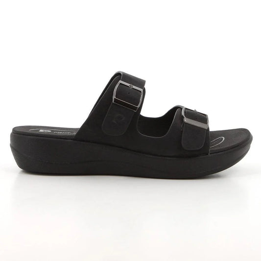 Pierre Cardin Loire 10 Ladies Black Sandals