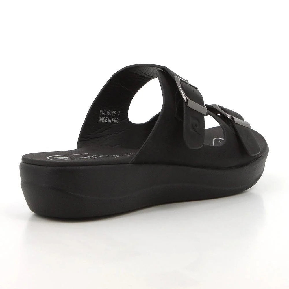 Pierre Cardin Loire 10 Ladies Black Sandals