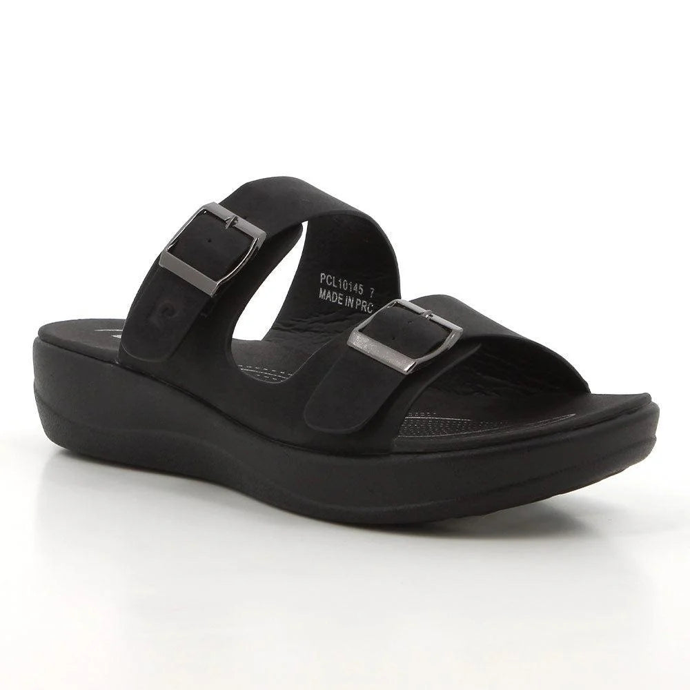 Pierre Cardin Loire 10 Ladies Black Sandals