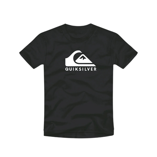 Quiksilver Tee - Black Corp Logo