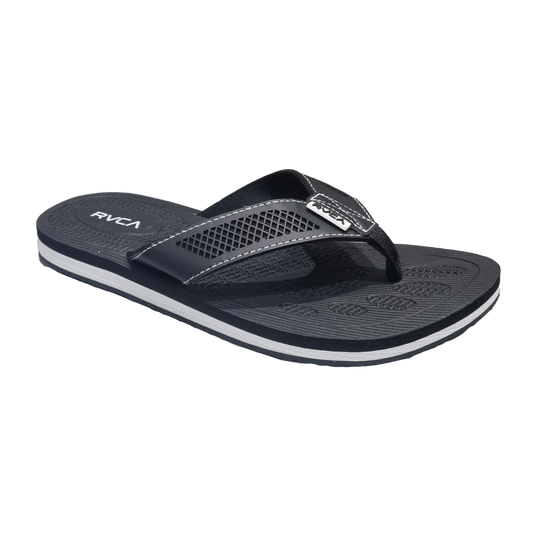 RVCA Perforated Flip-Flop – Breathable Men’s Summer Sandal (Black) – South Africa