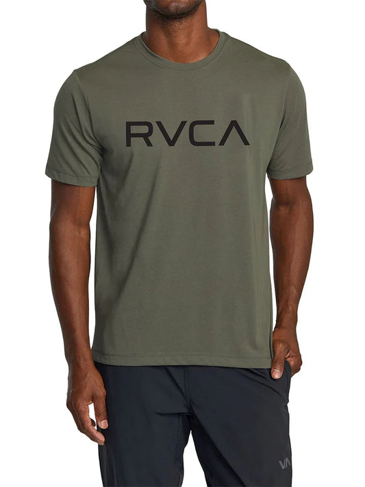 RVCA Olive Graphic Tee – Large  Black Logo Crew Neck (Men’s, South Africa)
