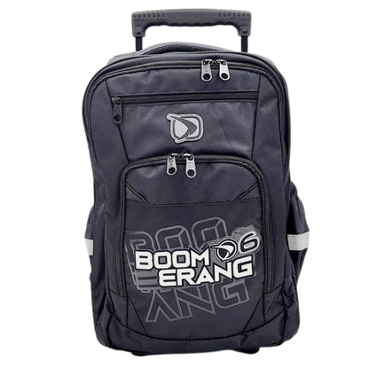 Boomerang Large Nylon Trolley Bag – Black / Multi-Use Travel & School Bag