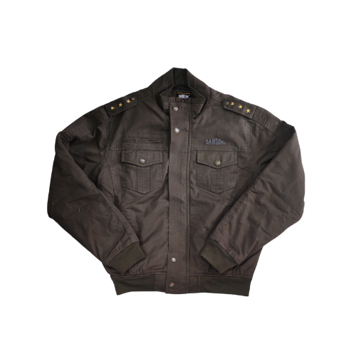 Samson Olive Military Twill Jacket – Men’s Utility Style | South Africa