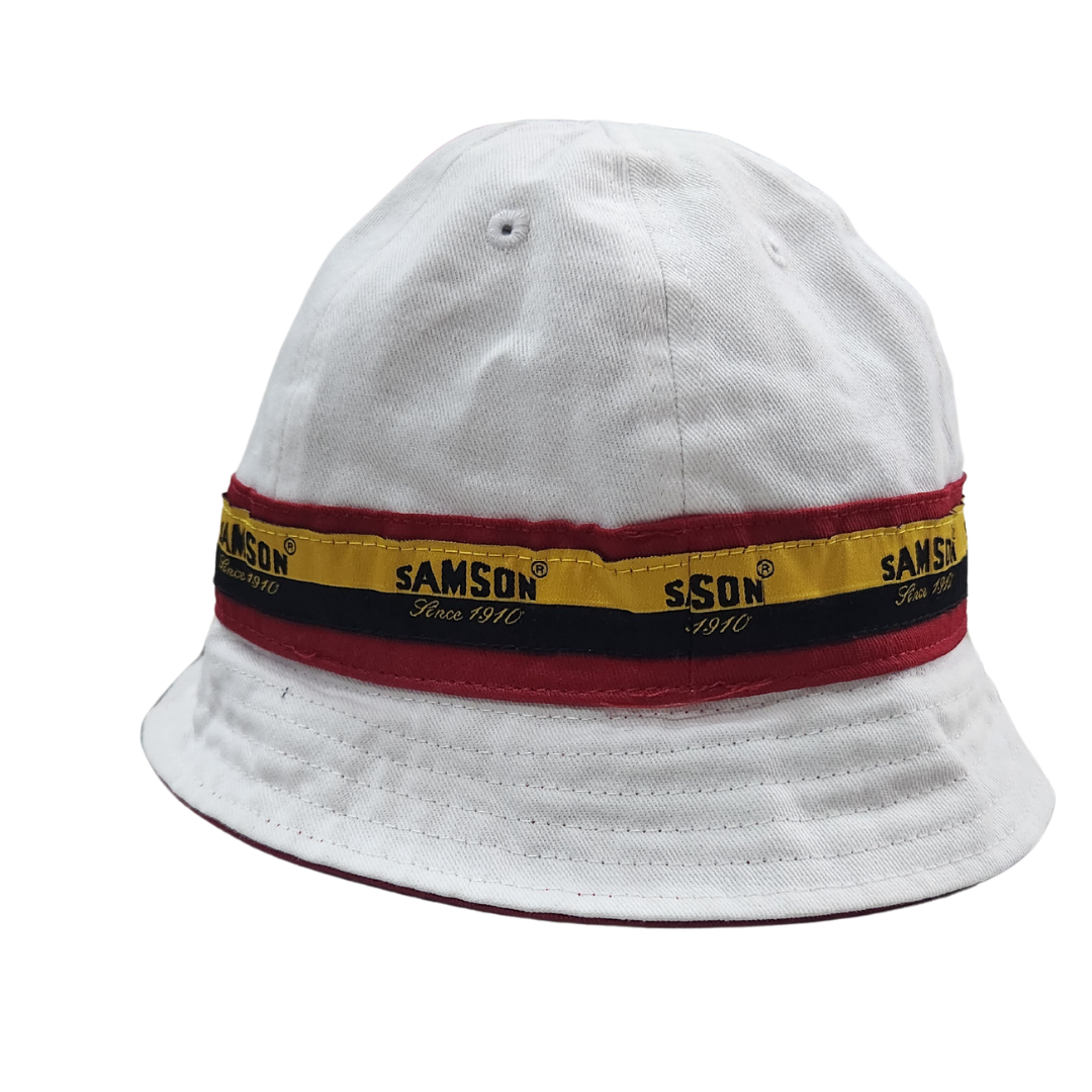 Samson White 6 Panel Cap – Classic Sporty Style