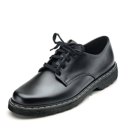 Buccanneer Boys Lace-Up School Shoe – Black