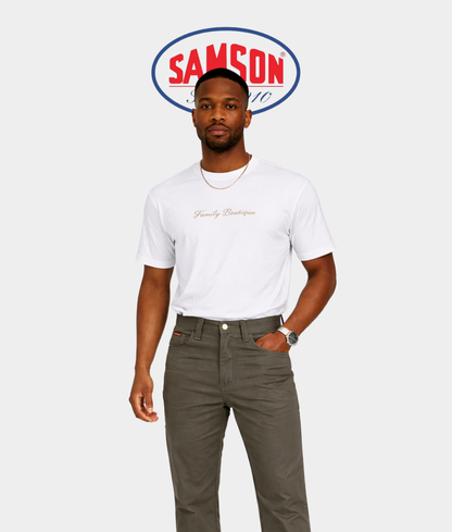 Samson Long Painter Twill Pants – Olive (Men’s Workwear Style)