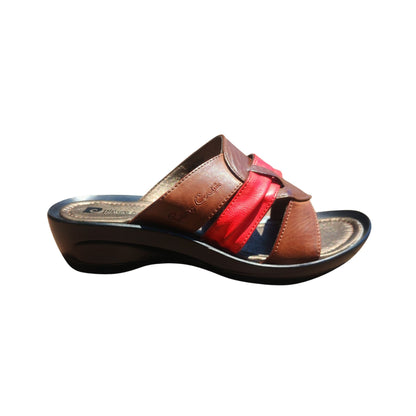 Pierre Cardin Bolbel 3 Ladies Leather Sandal – Brown