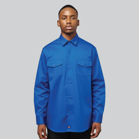 Dickies 847 Sky Blue Shirt – Long Sleeve Workwear Style