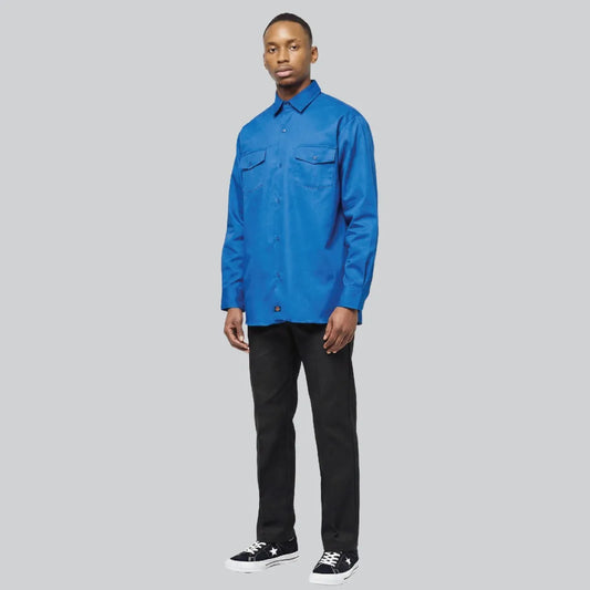 Dickies 847 Sky Blue Shirt – Long Sleeve Workwear Style