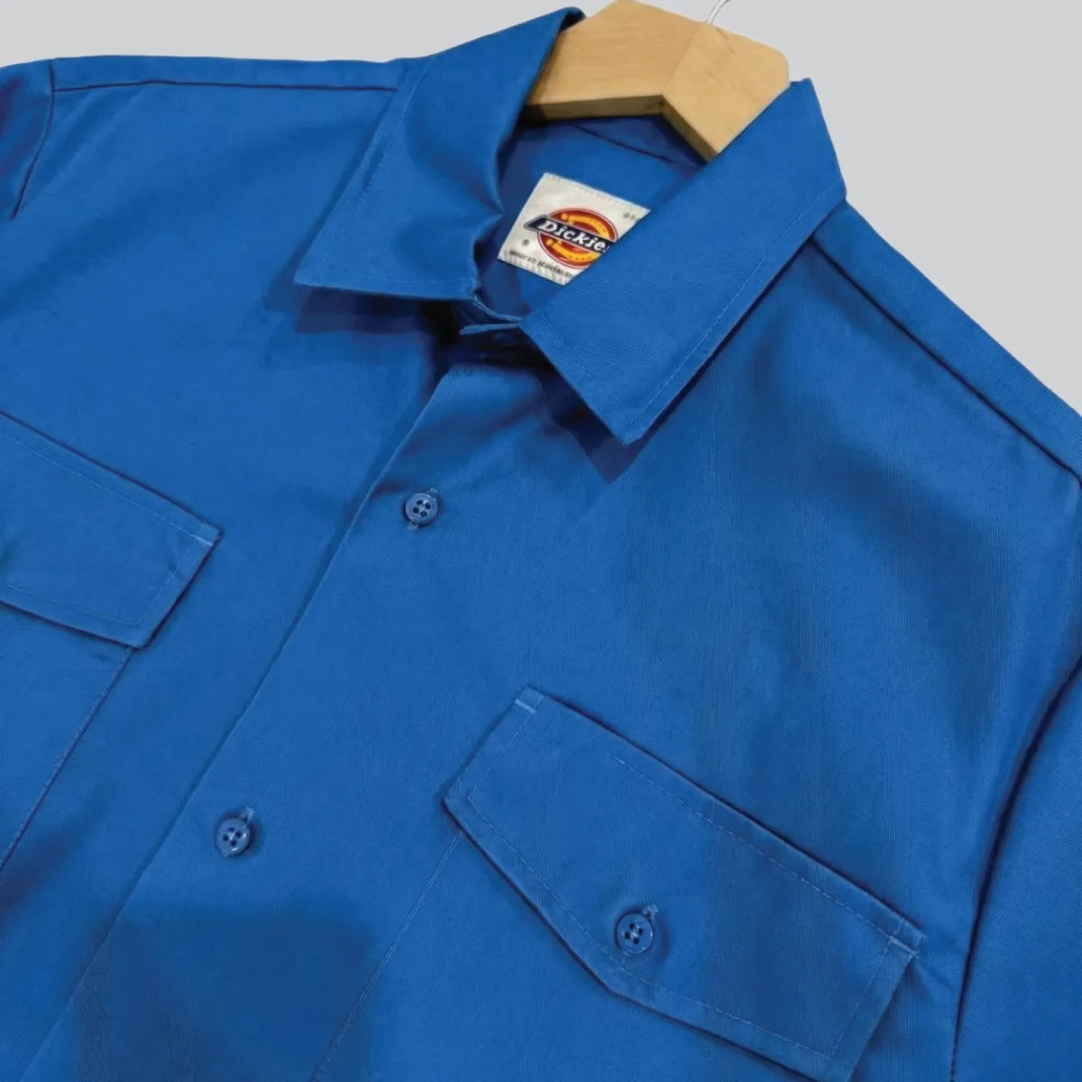 Dickies 847 Sky Blue Shirt – Long Sleeve Workwear Style