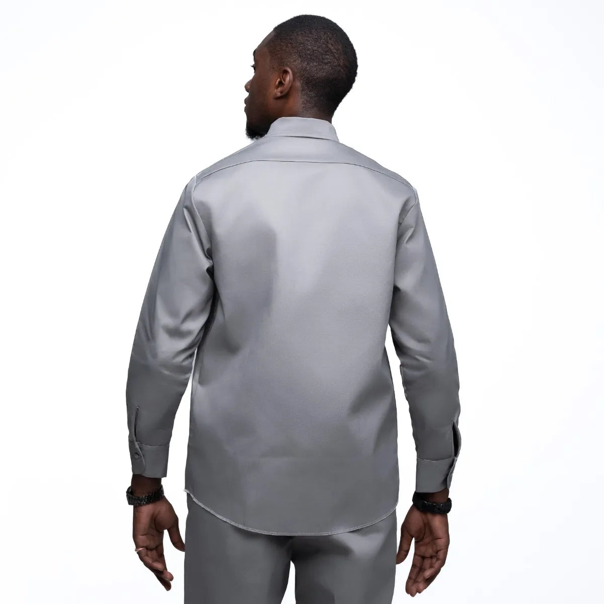 Dickies 847 Silver Grey Shirt – Long Sleeve Workwear Style