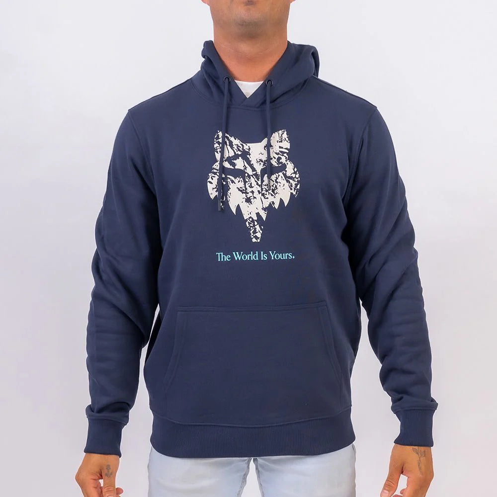 Fox World Fleece Pullover Hoodie – Men’s Streetwear South Africa
