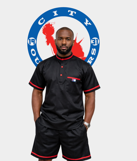 2-Piece Black Kitchen Suit – Chef & Hospitality Workwear Set